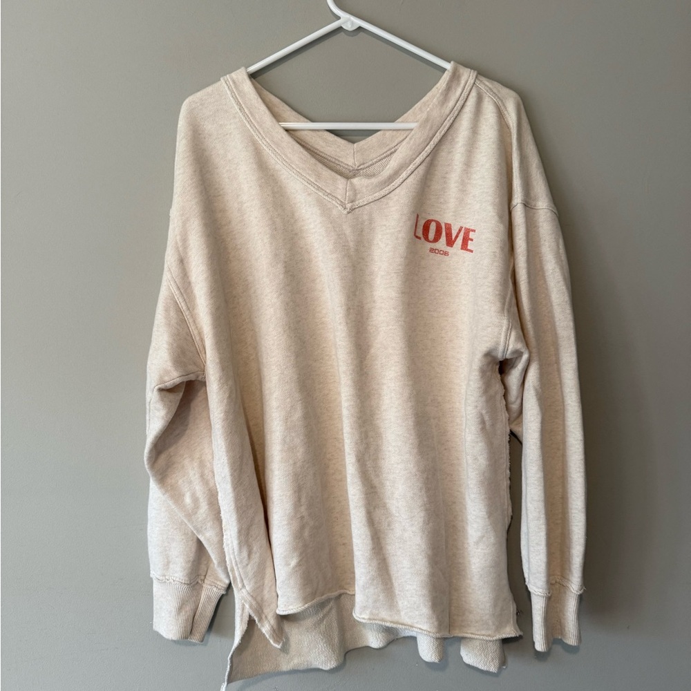 Aerie Long Sleeve Cream Sweater